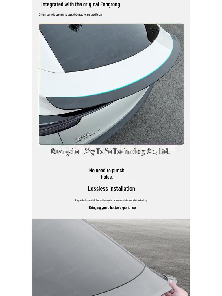 Compatible Rear Spoiler for Tesla Model Y/3 P Version