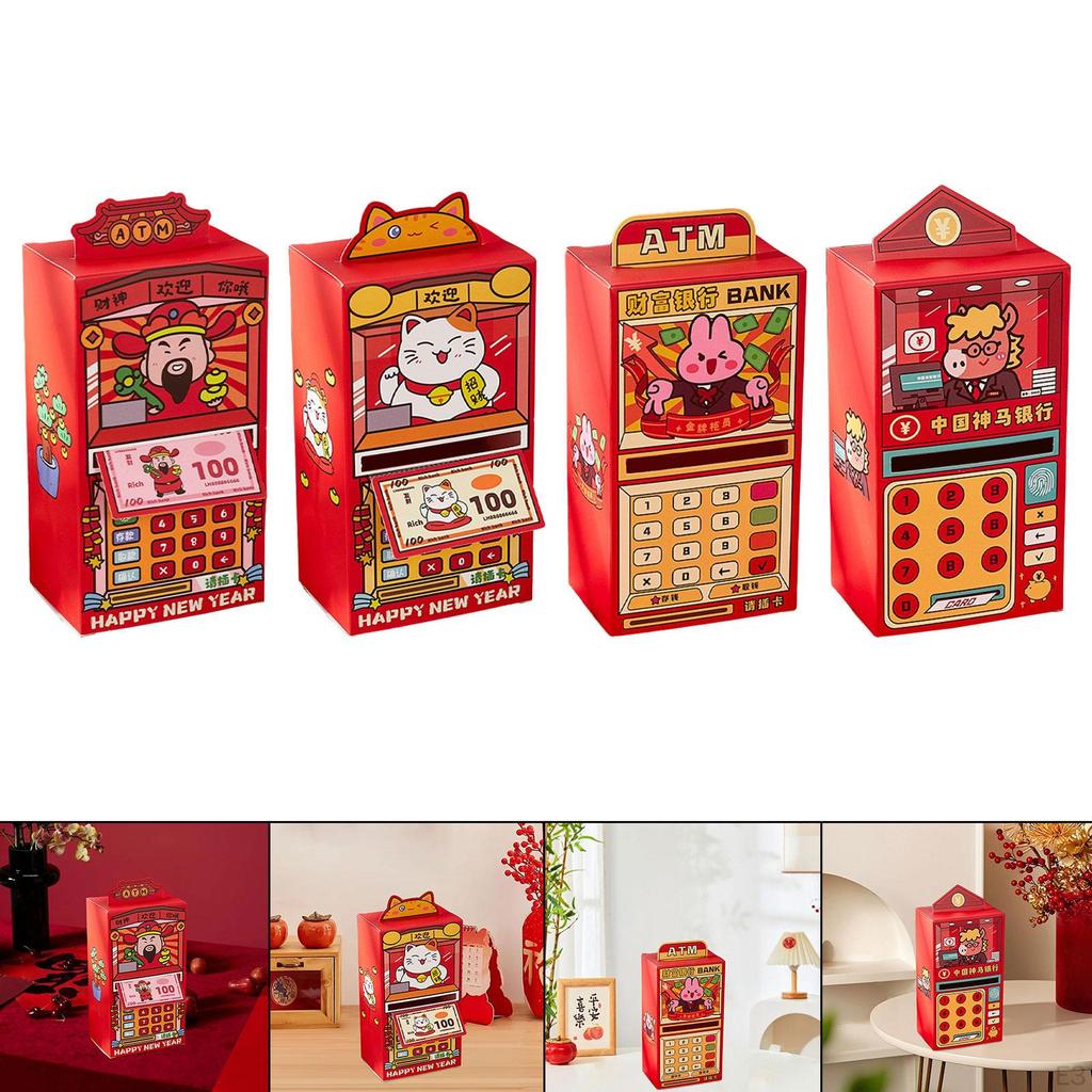 Chinese Year Envelope Cartoon Horse Money Hongbao Party Favors Red Pocket for