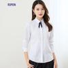Camicia da donna slim-fit a maniche lunghe anti-piega per il lavoro