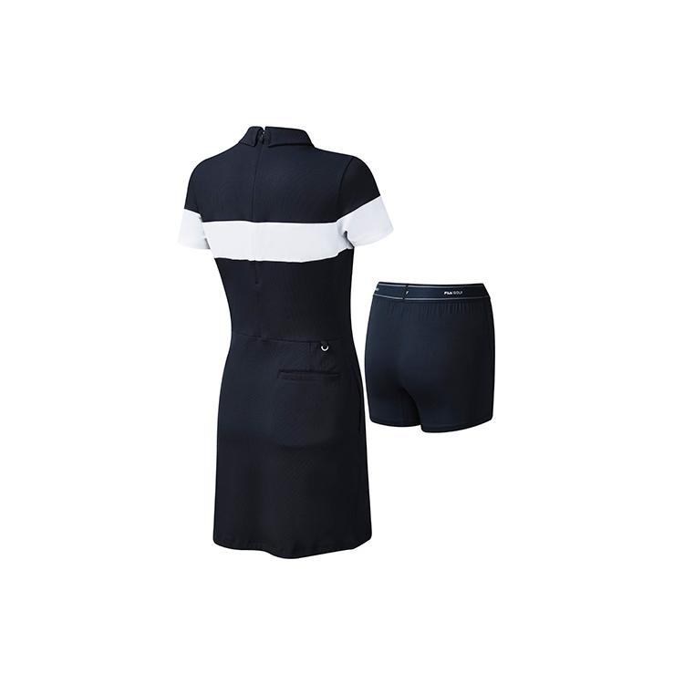 New FILA Athletics Short Sleeved Dresses Women's Tide Blue A11W235321F-DB