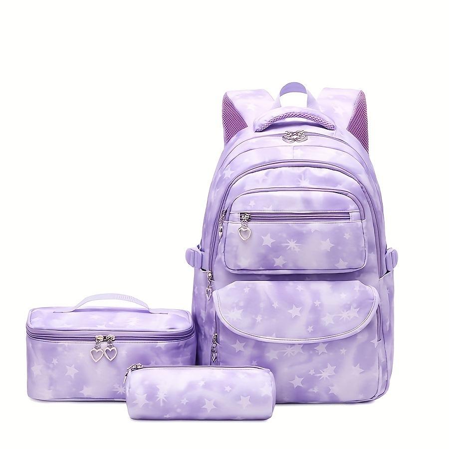 Zaino Scuola Elementare e Media, Borsa a Spalla Scolastica Impermeabile, Zainetto Casual Leggero per Studenti