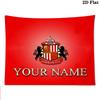 Sunderland A.F Custom Name Wall Tapestry Aesthetic Wall Hanging Printed Fabric Blanket Decorative Tapestries for Bedroom Living Room Home Decor