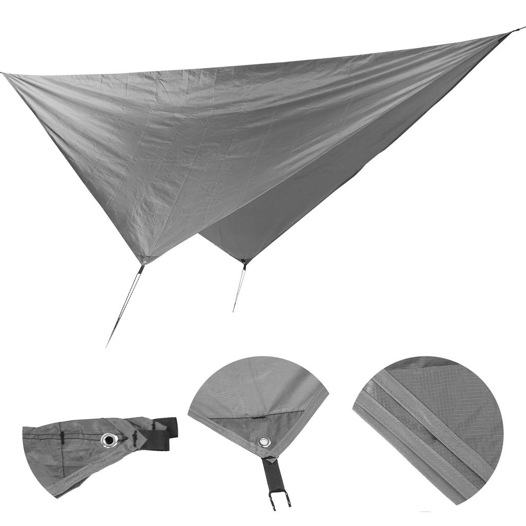 360x290cm Camping Cover Waterproof Multifunction Rhombus Canopy Beach Shade Cloth