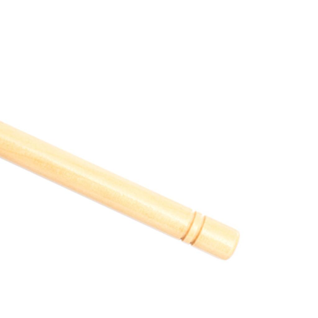 Hair Extension Loop Needle Prevent Slip Wooden Handle Lightweight Loop Threader Pulling Hook Tool for Beads Tubes