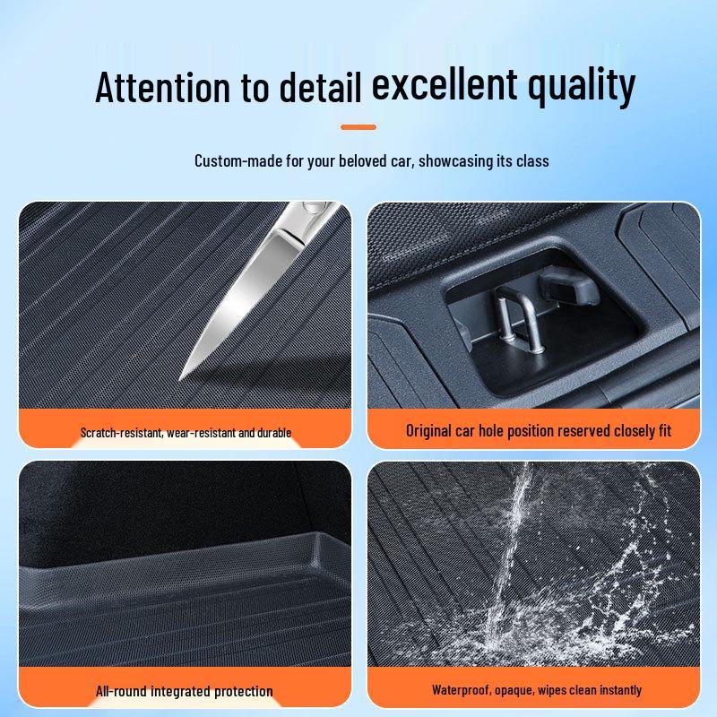 Lynk & Co 06 TPE Trunk Mat for 25 - New Energy Tail Box Interior Decoration Supplies