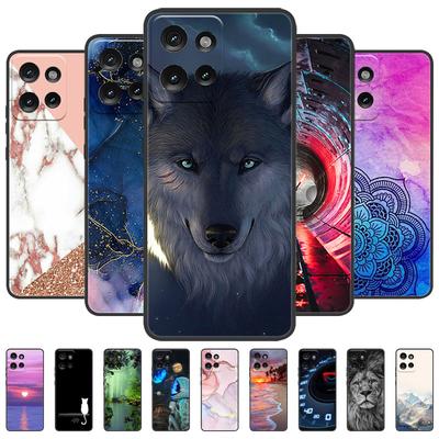 Pro pouzdro Motorola Edge 50 60 Neo Cool Wolf Módně potištěné Silikonové měkké TPU pouzdro Fundas Pro Moto Edge50Neo Edge60Neo Nárazník
