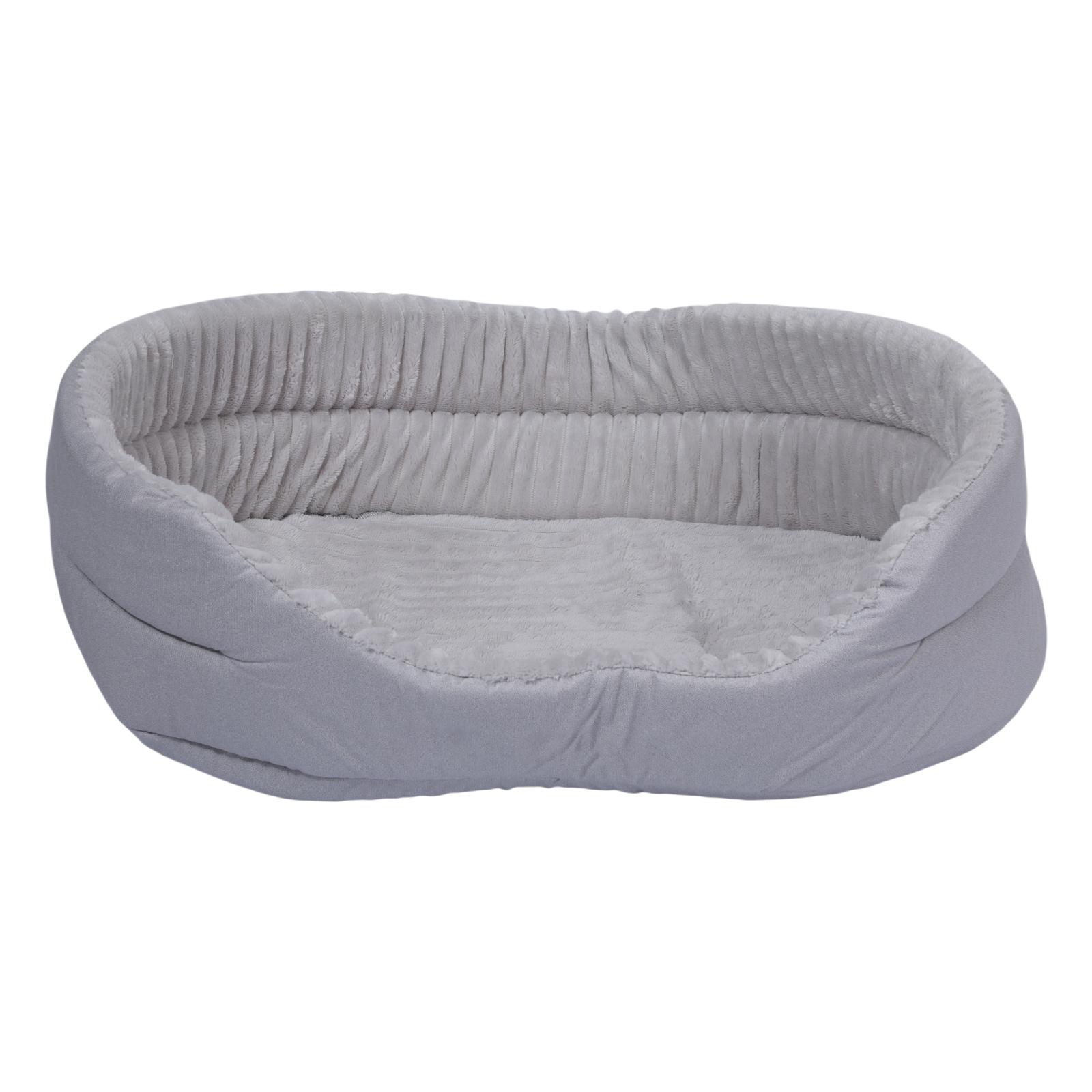 

Теплый коврик для питомца, мягкая плюшевая подушка для отдыха собаки от маленькой до большой, удобная и моющаяся кровать для сна для питомца S серый