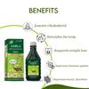 Cura Ayurvedic Aamla Ras With Tulsi & Elaichi, Free Amla Capsules | 500ml 1.1lbs