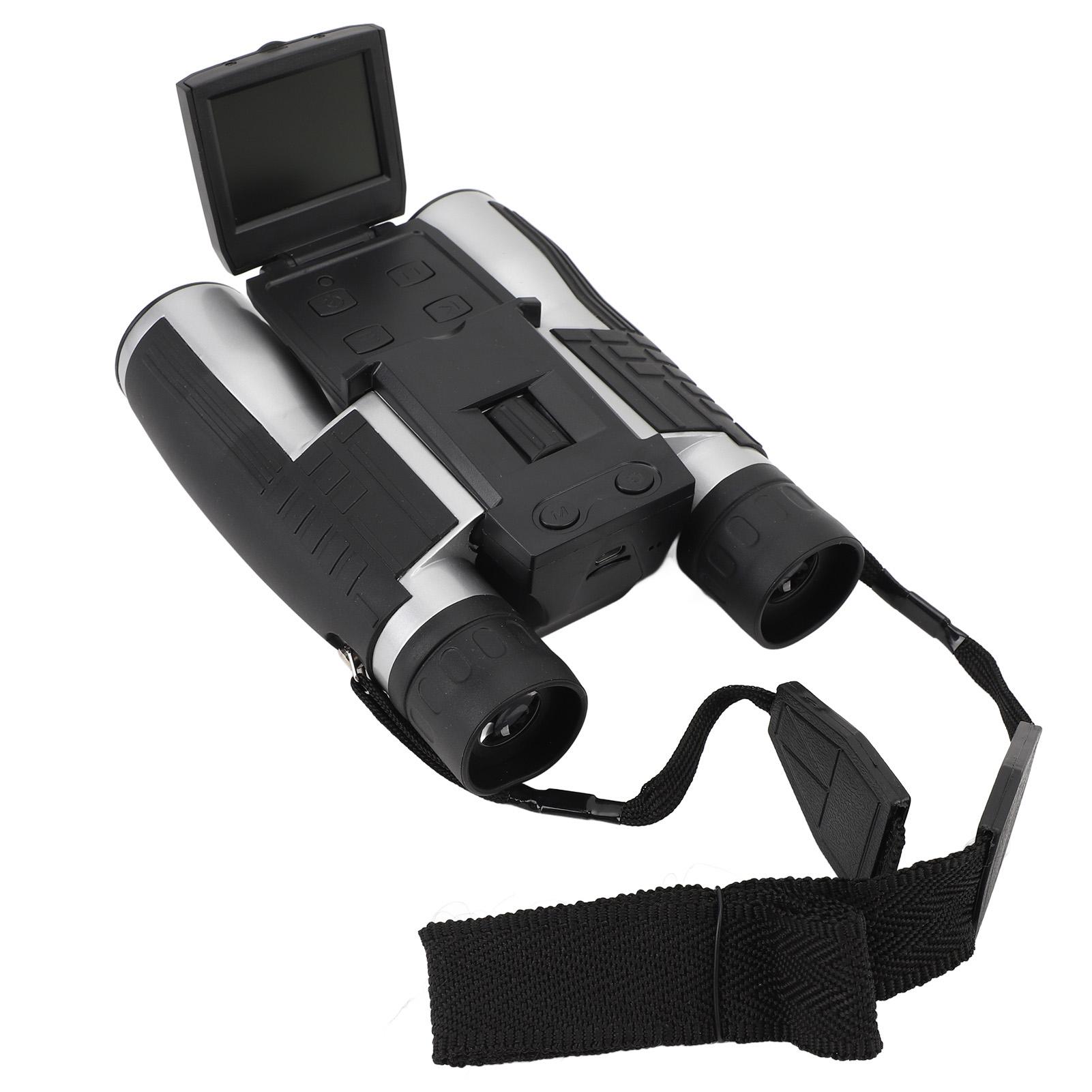 

Бінокль 12x32 2-дюймовий РК-дисплей 5 МП 1080P Фото-відеореєстратор Цифровий бінокль з камерою для спостереження за птахами, піших прогулянок