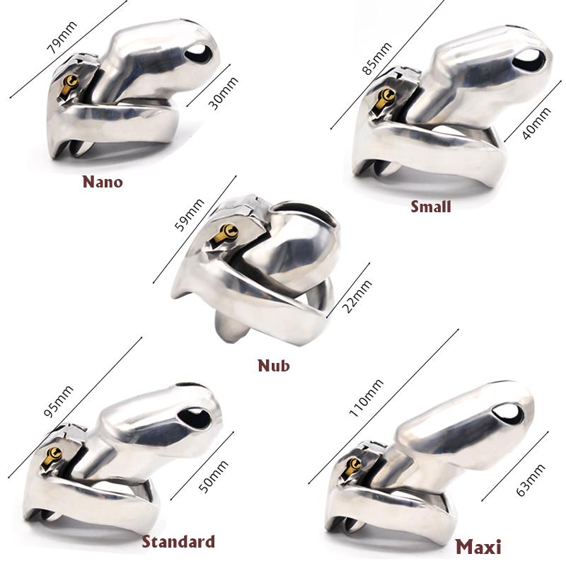 CHASTE BIRD  New Metal HT-V4 Male Chastity Device Stainless Steel Cock Cage Penis Ring Bondage Belt Fetish Adult Sex Toys