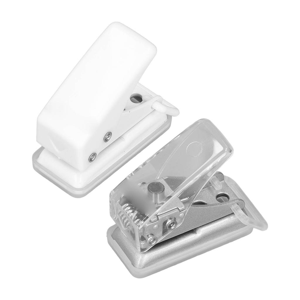 Locher Weiß Mini Handgriff Manuelle Einzel Loch Locher für Sammelalben Papier Karte Handwerk Stat