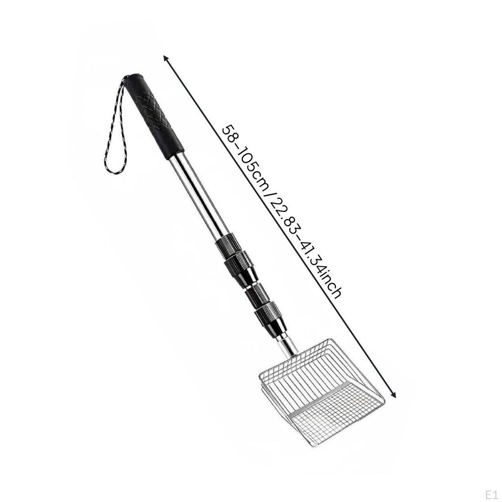 Beachcombing Find Collecting Kit Adjustable Length Long Handle Shell Sifter Stainless Steel