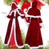 New Christmas costume: Christmas Queen Old People's Party cosplay Performance costume Little Red Riding Hood long dress