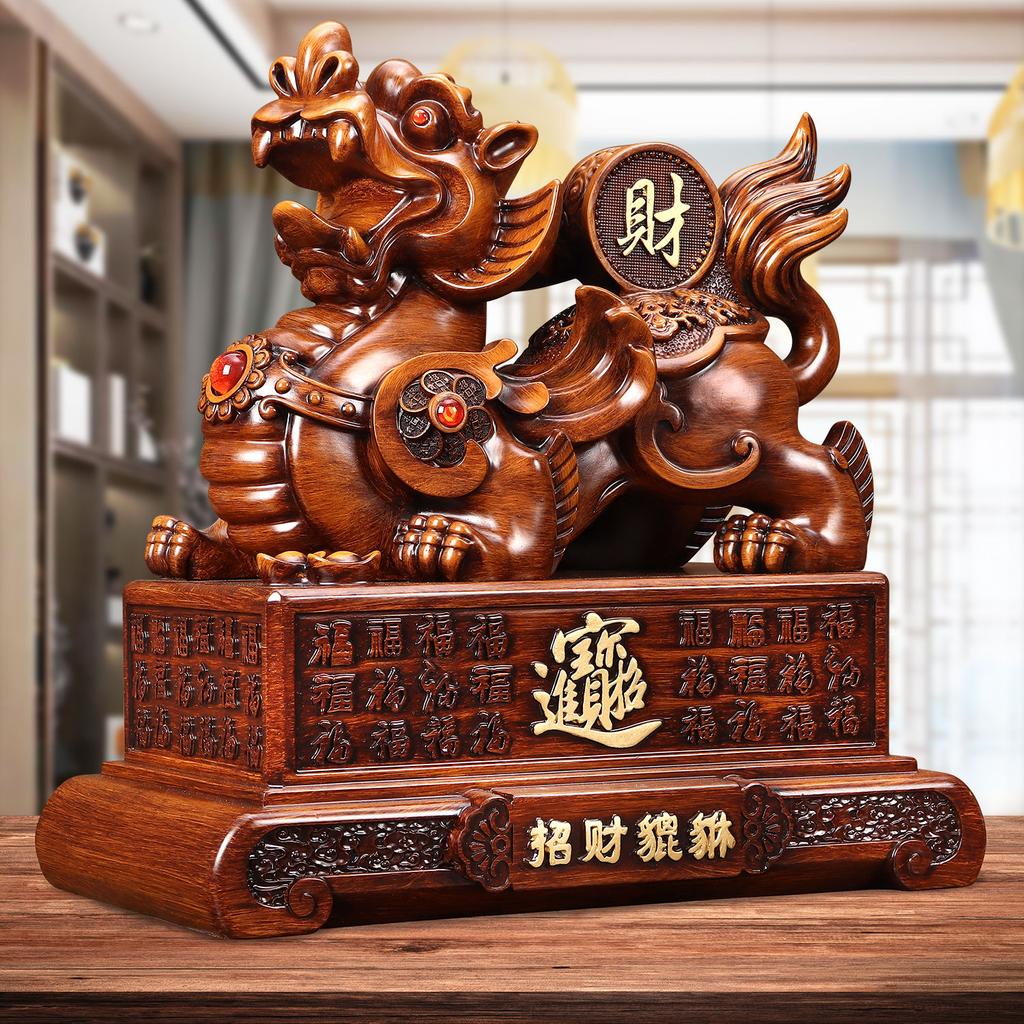 Pixiu Reichtum und Schätze anziehende Dekoration Eröffnung Einweihungsgeschenke Wohnzimmer Weinschrank TV-Schrank Foyer Ornamente