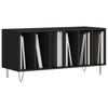 VidaXL Armoire à disques noir 100x38x48 cm bois d'ingénierie 831749