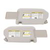 Front Sun Visor Sturdy Long Lifespan Gray Sun Visor Replacement for QX60 2013‑2018 Left Hand Drive