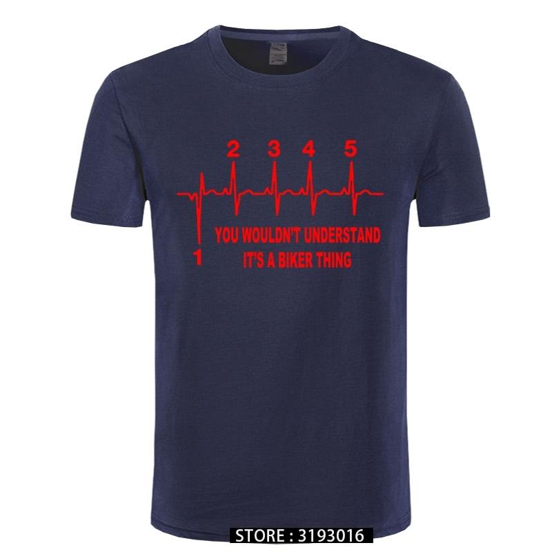 Its a Biker Thing Motorcycle T Shirt Summer Autumn Cotton Short Sleeve Tshirt Hip Hop Tops Harajuku Streetwear Men Tshirt S