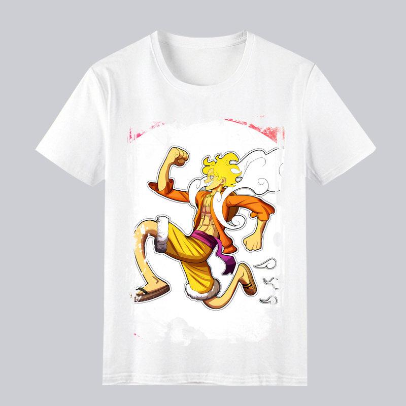 One Piece Printed Tshirt Sun God Nika Shape Casual Comfortable High Quality Cotton Parentchild Clothing