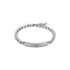 Armani Silver Cuban Chain Fashion Inlaid Eagle Logo Spring Pendant Bracelet Men Bracelet EGS2940040