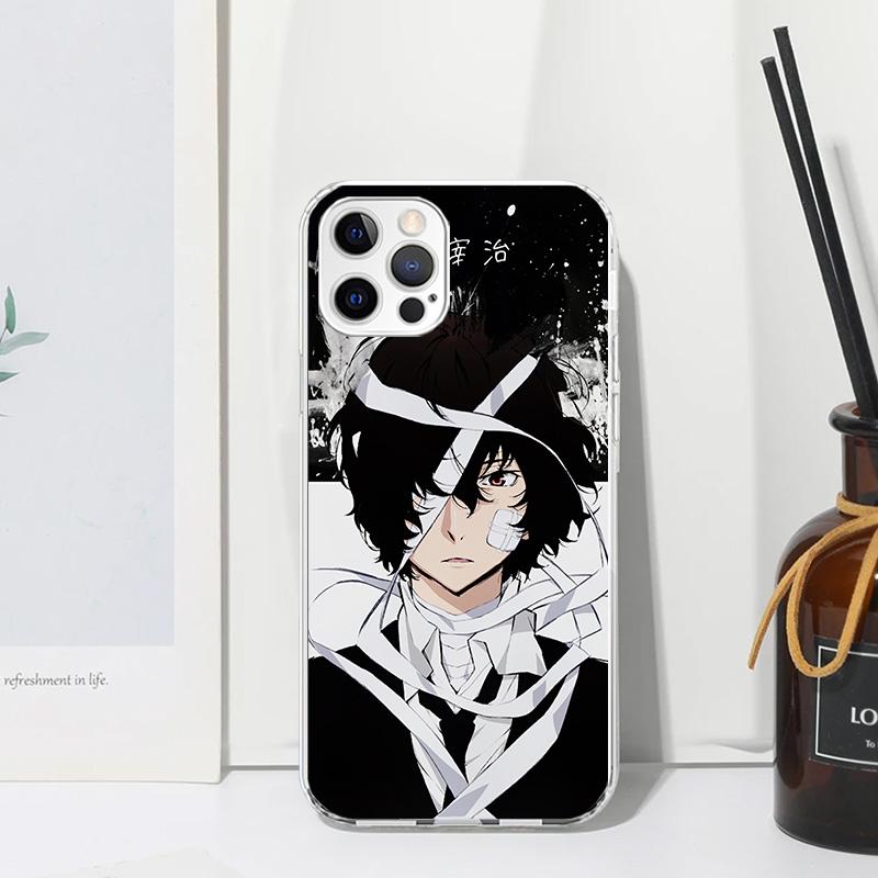 Bungo Stray Dogs Dazai Phone Case For Iphone 17 Air 16 15 Plus 16E 14 Pro Max 13 Mini 12 11 7 8 SE Fundas Soft Back Cover 17 Air