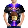 T-shirt Roblox Estiva per Ragazzi Moda Bambini T-shirt Traspirante Casual Stampa Gioco Vestiti Manica Corta Abbigliamento Bambini