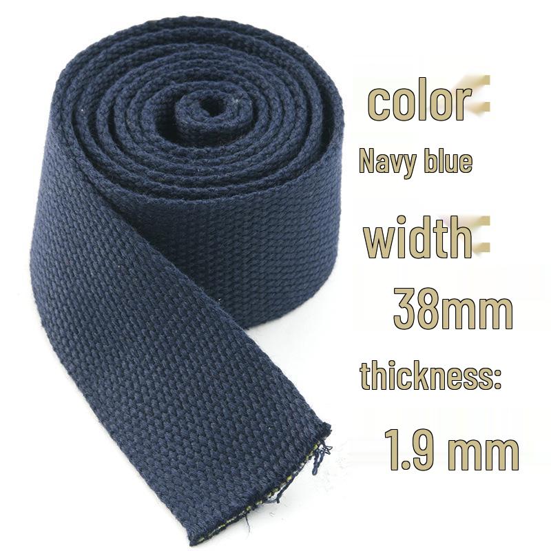 3.8cm Colored Polyester Cotton Webbing for Bags & Clothing - Edging Tape & Shoulder Strap Ribbon