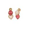 Gradient Color Block Geometric Ear Clips: Exquisite, Niche, No Piercing Required