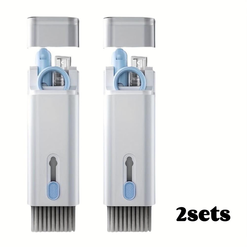 7in1 Professionelles Tastaturreinigungsset mit Abnehmbaren Bürsten & Staubentferner Tragbare Vielseitige Reinigungswerkzeuge für den Arbeitsbereich