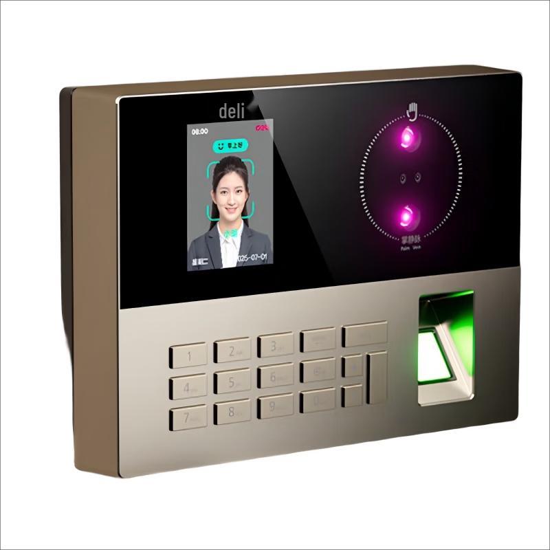 Deli AH208 Multi-Biometric Time Attendance System CN plug (adapter included)