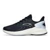 Anta Série Corrida Antiderrapante Durável Tênis de Corrida Baixo Feminino Preto Roxo 122225585-8