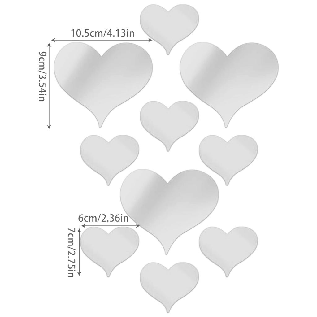 3D Mirror Wall Stickers English Letters Home Family Self-Adhesive DIY Acrylic Decals For Living Room Home Room Decoration