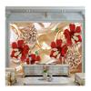 European Style Wallpaper Luxury Jewelry Flower Mural Living Room Tv Background Wall Paper For Walls