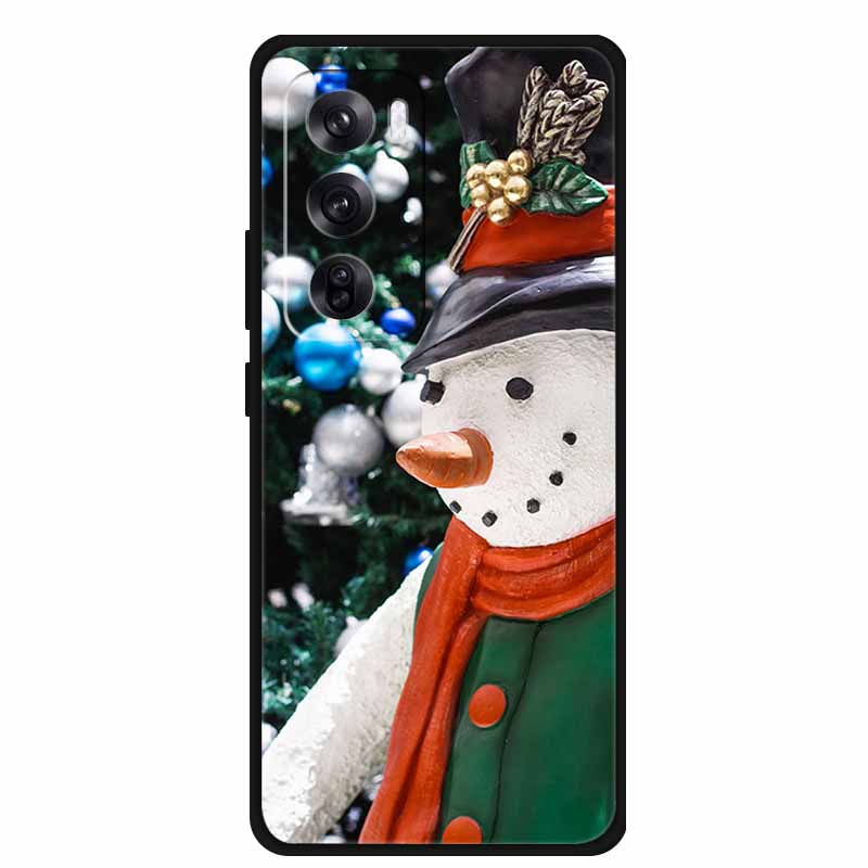 2024 Christmas Phone Cases For Oppo Reno12 Pro 6.7"Cases Soft TPU Silicone For Oppo Reno12 5G Cover Bumper Funda Reno12 12Pro 5G