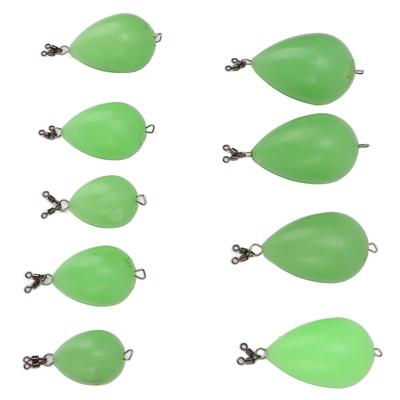 Luminous Night Fishing Float Egg Shaped Fish Float Portable Fishing Float  Fishing Accessories