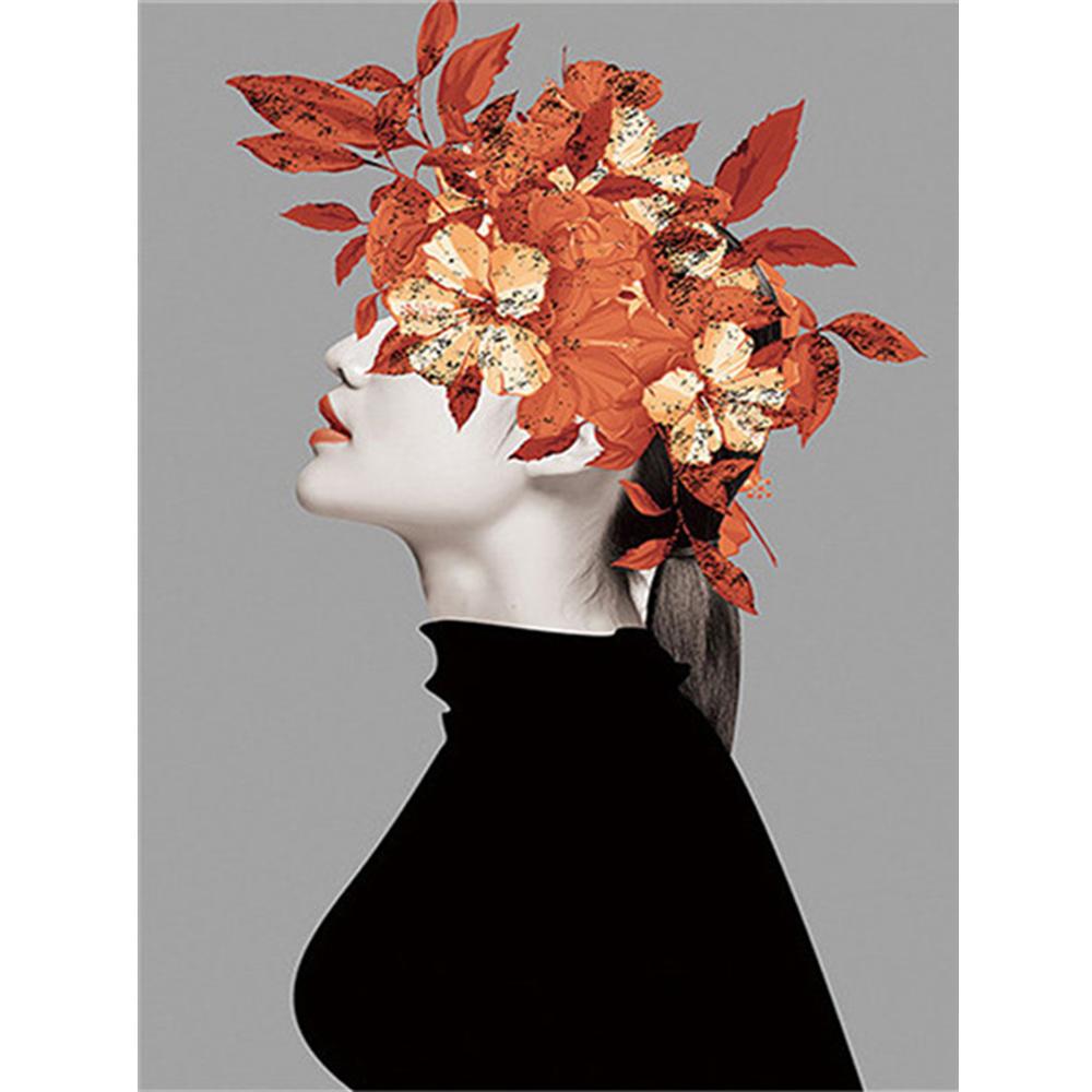 Volle quadratische/runde Diamantmalerei Porträt Frau Strasssteine ​​5D DIY Diamantstickerei Verkauf Schmetterling Mosaik Dekor