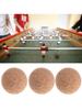 6pcs 36mm Table Football Cork Solid Wood Foosball Table Soccer Ball Fussball Football Machine Replacement Accessories