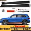 Universelle Auto-Seitenschweller 8 Stück 2,2m Winglet Splitter Lippe Seitenspoiler für Mercedes-Benz W205 W213 W222 X253 GLB GLC 2014-2020