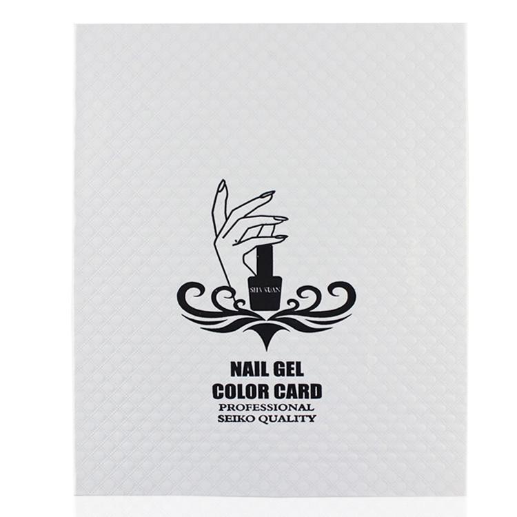 Nail Art Color Chart Book: 120 Sample Tips, No Glue Needed