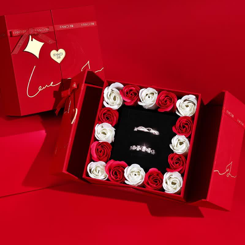 Fanci Crown for Love Adjustable Couple Rings