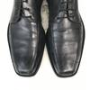 Lloyd Made In Germany Leather Swirl Moc Dress Shoes Size 8F 26.5cm Black(USED)