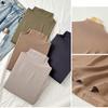 Simple Women's Modal Base Shirt Half-High Neck Pullover Base Shirt Slim-Fit Long Sleeve Stretch T-Shirt