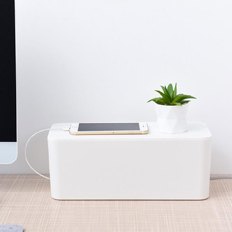Charging Cables Management System Practical Socket Storage Case For Home Office Living Room Use Cord Organizer with Lid