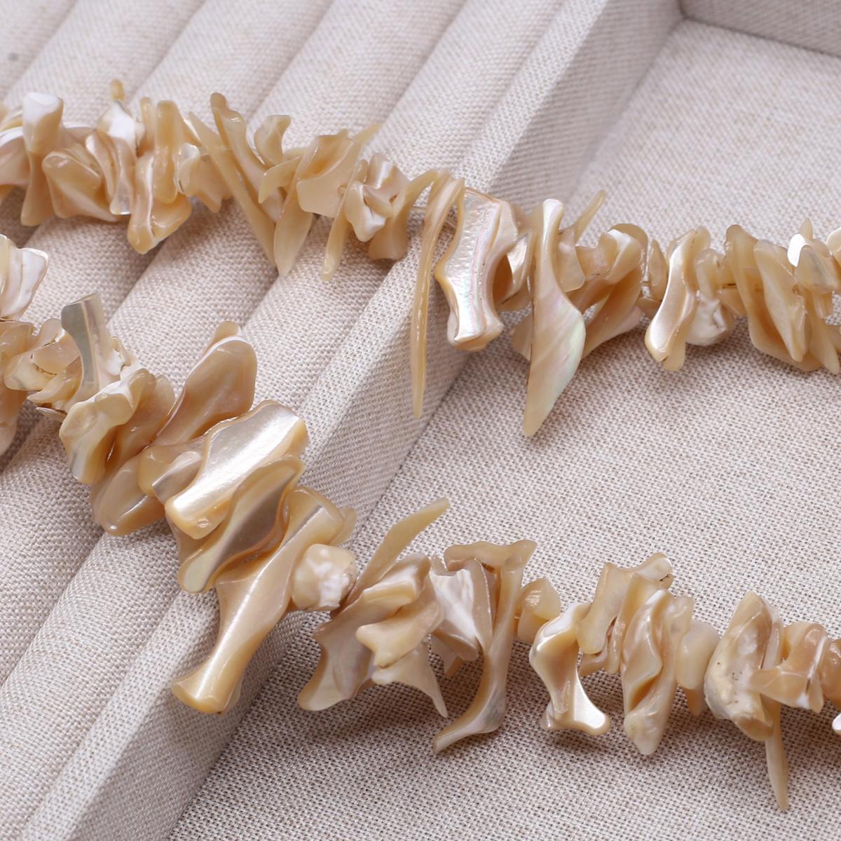 

Bead Assortments Shell Beads 18-25 mm Irregular Shell Isolation Beads For Jewelry Making DIY Pendants Necklace Earrings Bracelet Accessory 18-25mm