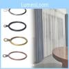 Metal Rings Curtain Internal Diameter Eyelets For Poles Rods Supplies Drapery