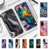 Marble Agate Pattern Phone Case For Samsung Note 8 9 10 20 Pro Plus Lite M 10 11 20 30 21 31 51 A 21 22 42 02 03