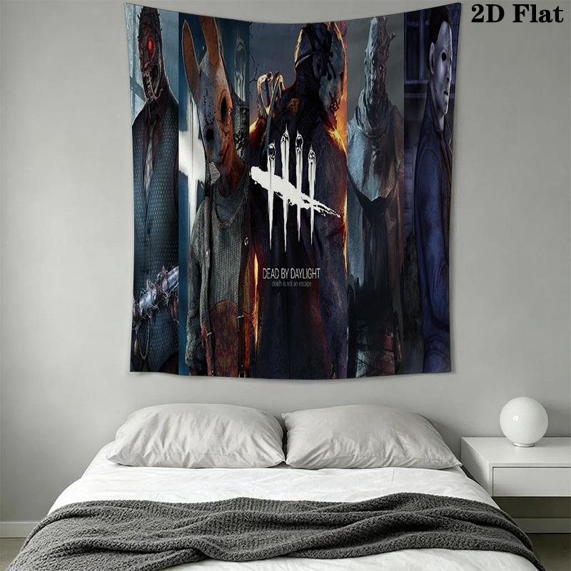 Dead Daylight 2D Flat Wall Tapestry Tapestry Background Cloth Fashion Print Wall Covering Decoration Homestay Soft Decoration Tapestry