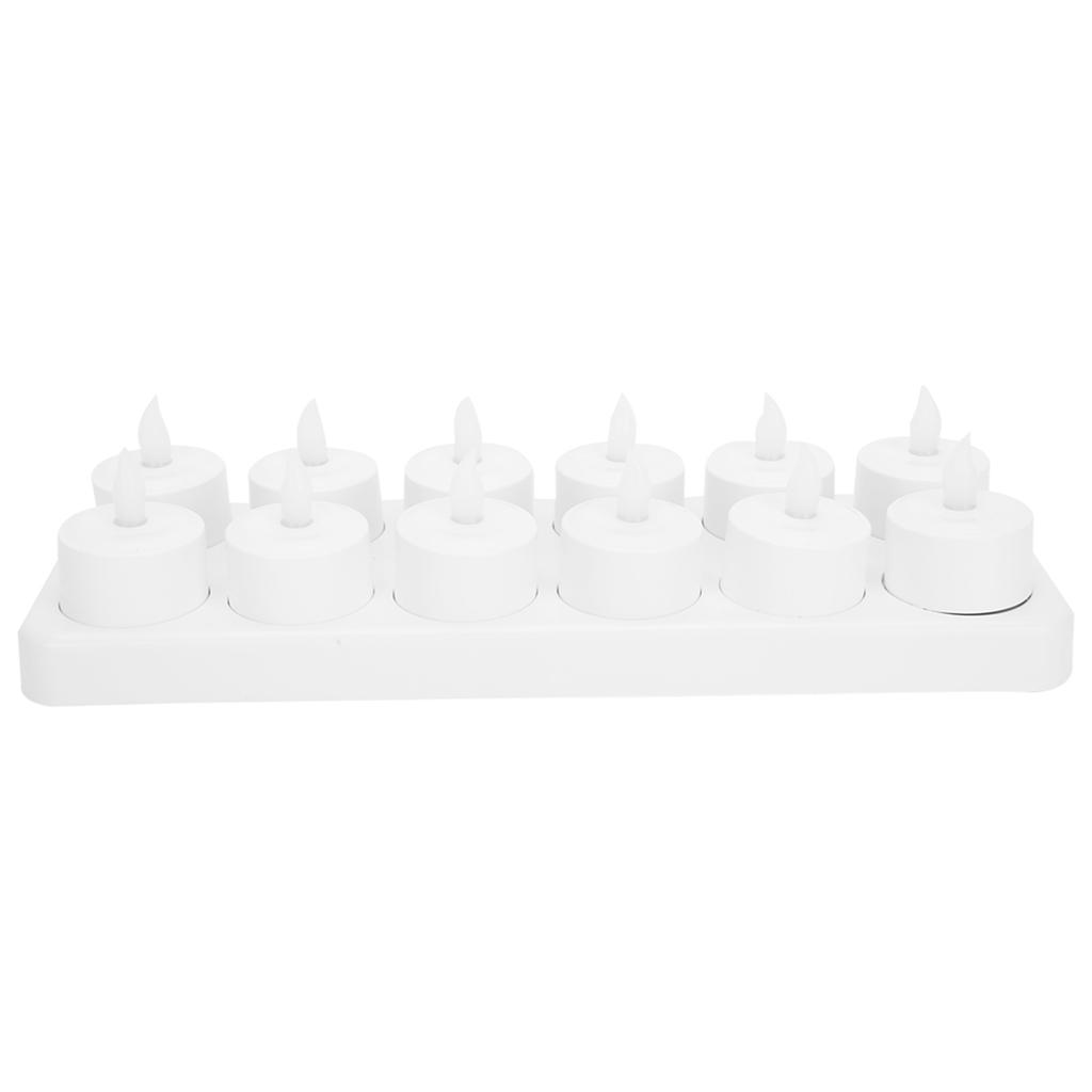 Electronic Simulation Flameless LED Candle Lamp Tea Light for Birthday Wedding Decor