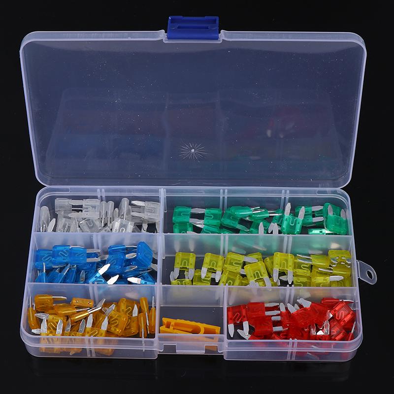 

120Pcs Mini Blade Fuse Assortment Set Auto Car Motorcycle Suv Fuses Kit Cn37