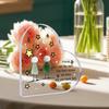 2D Flat, "Friends Are Like Stars" Acrylic Friendship Gift Desktop Decoration Plaque, Hand In Hand and Star Design, Suitable for Wall Decoration, Porch