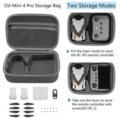 Storage Bag for DJI Mini 4 Pro -Mini 4 Pro Drone Case Hard Shell Travel Carrying Case Compatible with DJI Mini 4 Pro Accessories